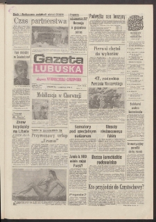 Gazeta Lubuska : dawniej Zielonogórska-Gorzowska R. XXXIX [właśc. XL], nr 177 (1 sierpnia 1991). - Wyd. 1