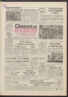 Gazeta Lubuska : dawniej Zielonogórska-Gorzowska R. XXXIX [właśc. XL], nr 191 (19 sierpnia 1991). - Wyd. 1