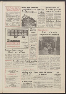 Gazeta Lubuska : magazyn : dawniej Zielonogórska-Gorzowska R. XXXIX [właśc. XL], nr 232 (5/6 października 1991). - Wyd. 1