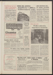 Gazeta Lubuska : magazyn : dawniej Zielonog&oacute;rska-Gorzowska R. XXXIX [właśc. XL], nr 232 (5/6 października 1991). - Wyd. 1