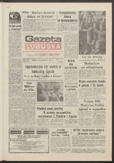 Gazeta Lubuska : dawniej Zielonogórska-Gorzowska R. XXXIX [właśc. XL], nr 234 (8 października 1991). - Wyd. 1