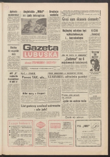 Gazeta Lubuska : dawniej Zielonogórska-Gorzowska R. XXXIX [właśc. XL], nr 239 (14 października 1991). - Wyd. 1