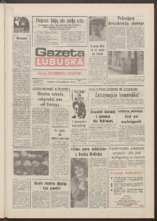Gazeta Lubuska : dawniej Zielonog&oacute;rska-Gorzowska R. XXXIX [właśc. XL], nr 240 (15 października 1991). - Wyd. 1