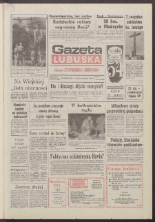 Gazeta Lubuska : dawniej Zielonog&oacute;rska-Gorzowska R. XXXIX [właśc. XL], nr 245 (21 października 1991). - Wyd. 1