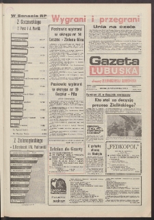 Gazeta Lubuska : dawniej Zielonogórska-Gorzowska R. XXXIX [właśc. XL], nr 252 (29 października 1991). - Wyd. 1