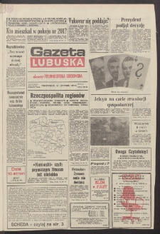 Gazeta Lubuska : dawniej Zielonog&oacute;rska-Gorzowska R. XXXIX [właśc. XL], nr 267 (18 listopada 1991). - Wyd. 1