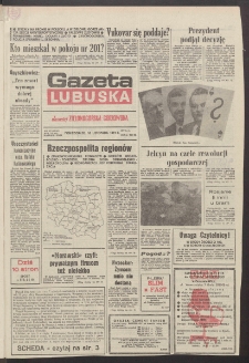 Gazeta Lubuska : dawniej Zielonogórska-Gorzowska R. XXXIX [właśc. XL], nr 267 (18 listopada 1991). - Wyd. 1