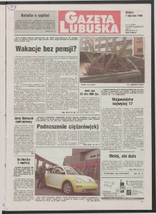Gazeta Lubuska R. XLVI [właśc. XLVII] Nr 5 (7 stycznia 1998). - Wyd 1