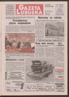 Gazeta Lubuska R. XLVI [właśc. XLVII], nr 24 (29 stycznia 1998). - Wyd 1