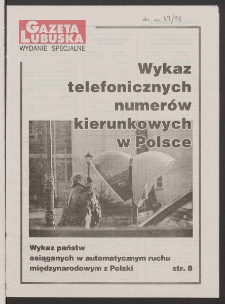 Gazeta Lubuska R. XLVI [właśc. XLVII], nr 47 (25 lutego 1998). - Wyd 1