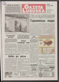 Gazeta Lubuska R. XLVI [właśc. XLVII], nr 49 (27 lutego 1998). - Wyd 1