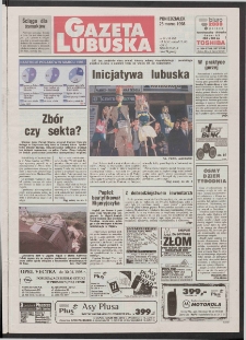 Gazeta Lubuska R. XLVI [właśc. XLVII], nr 69 (23 marca 1998). - Wyd 1