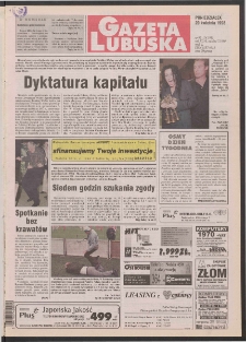 Gazeta Lubuska R. XLVI [właśc. XLVII], nr 92 (20 kwietnia 1998). - Wyd 1