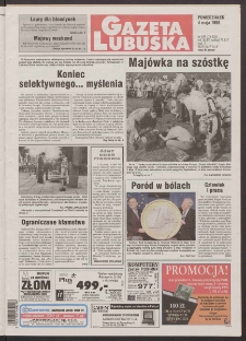 Gazeta Lubuska R. XLVI [właśc. XLVII], nr 103 (4 maja 1998). - Wyd 1