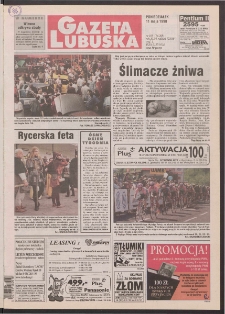 Gazeta Lubuska R. XLVI [właśc. XLVII], nr 109 (11 maja 1998). - Wyd 1