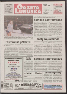 Gazeta Lubuska R. XLVI [właśc. XLVII], nr 119 (22 maja 1998). - Wyd 1