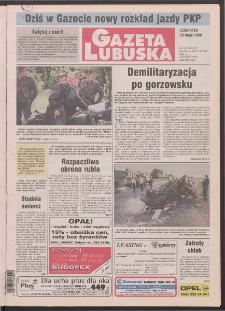 Gazeta Lubuska R. XLVI [właśc. XLVII], nr 124 (28 maja 1998). - Wyd 1