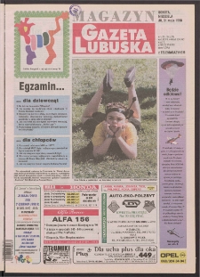 Gazeta Lubuska : magazyn R. XLVI [właśc. XLVII], nr 126 (30/31 maja 1998). - Wyd 1