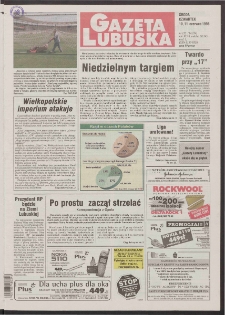 Gazeta Lubuska R. XLVI [właśc. XLVII], nr 135 (10/11 czerwca 1998). - Wyd 1