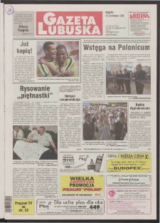 Gazeta Lubuska R. XLVI [właśc. XLVII], nr 136 (12 czerwca 1998). - Wyd 1