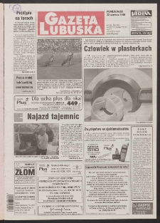 Gazeta Lubuska R. XLVI [właśc. XLVII], nr 144 (22 czerwca 1998). - Wyd 1