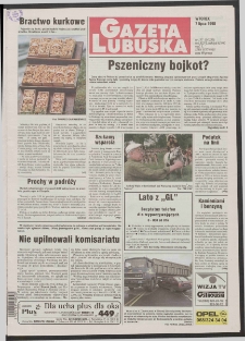 Gazeta Lubuska R. XLVI [właśc. XLVII], nr 157 (7 lipca 1998). - Wyd 1