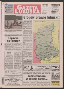 Gazeta Lubuska R. XLVI [właśc. XLVII], nr 168 (20 lipca 1998). - Wyd 1