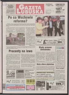 Gazeta Lubuska R. XLVI [właśc. XLVII], nr 191 (17 sierpnia 1998). - Wyd 1