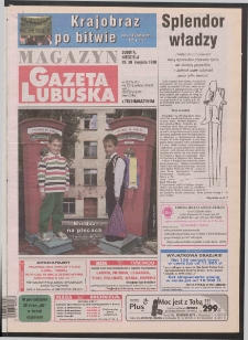Gazeta Lubuska : magazyn R. XLVI [właśc. XLVII], nr 202 (29/30 sierpnia 1998). - Wyd 1
