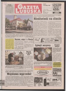 Gazeta Lubuska R. XLVII, nr 207 (4 września 1998). - Wyd 1