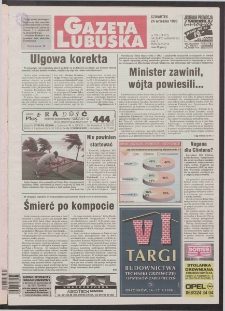 Gazeta Lubuska R. XLVII, nr 224 (24 września 1998). - Wyd 1