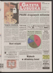 Gazeta Lubuska R. XLVII, nr 243 (16 października 1998). - Wyd 1