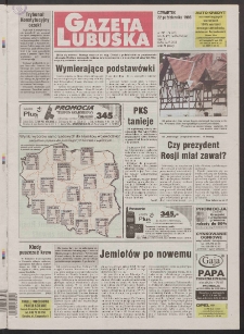 Gazeta Lubuska R. XLVII, nr 248 (22 października 1998). - Wyd 1