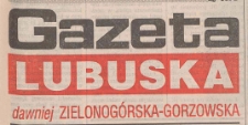 Gazeta Lubuska : dawniej Zielonogórska-Gorzowska R. XLIII [właśc. XLIV], nr 108 (11 maja 1995). - Wyd. 1