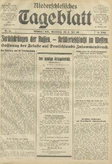 Niederschlesisches Tageblatt, no 166 (Donnerstag, den 19. Juli 1917)