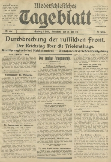Niederschlesisches Tageblatt, no 168 (Sonnabend, den 21. Juli 1917)