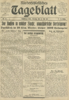 Niederschlesisches Tageblatt, no 169 (Sonntag, den 22. Juli 1917)