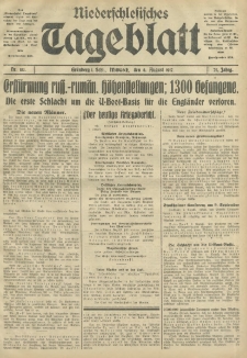 Niederschlesisches Tageblatt, no 183 (Mittwoch, den 8. August 1917)