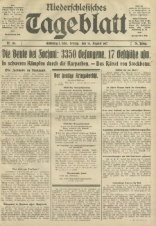 Niederschlesisches Tageblatt, no 185 (Freitag, den 10. August 1917)