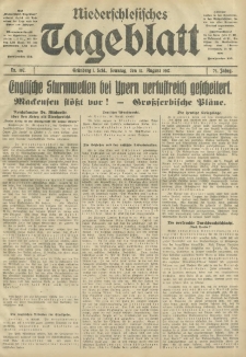 Niederschlesisches Tageblatt, no 187 (Sonntag, den 12. August 1917)