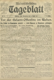 Niederschlesisches Tageblatt, no 190 (Donnerstag, den 16. August 1917)