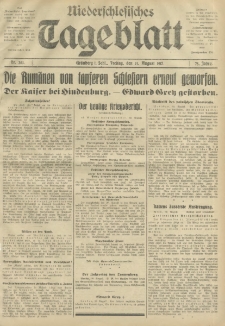 Niederschlesisches Tageblatt, no 203 (Freitag, den 31. August 1917)