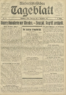 Niederschlesisches Tageblatt, no 211 (Sonntag, den 9. September 1917)