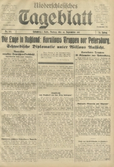 Niederschlesisches Tageblatt, no 215 (Freitag, den 14. September 1917)