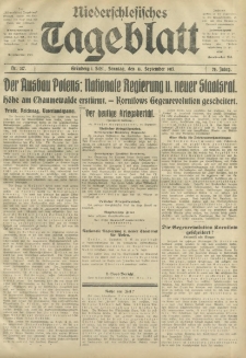 Niederschlesisches Tageblatt, no 217 (Sonntag, den 16. September 1917)