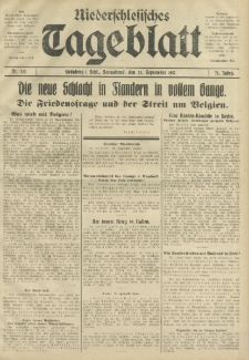 Niederschlesisches Tageblatt, no 222 (Sonnabend, den 22. September 1917)