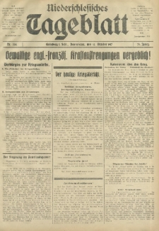 Niederschlesisches Tageblatt, no 238 (Donnerstag, den 11. Oktober 1917)