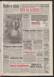 Gazeta Lubuska : magazyn : dawniej Zielonogórska-Gorzowska R. XLIII [właśc. XLIV], nr 234 (7/8 października 1995). - Wyd. 1
