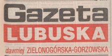Gazeta Lubuska : magazyn : dawniej Zielonogórska-Gorzowska R. XLIII [właśc. XLIV], nr 262 (10/11/12 listopada 1995). - Wyd. 1