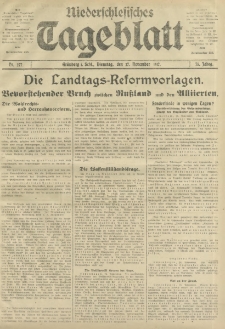 Niederschlesisches Tageblatt, no 277 (Dienstag, den 27. November 1917)